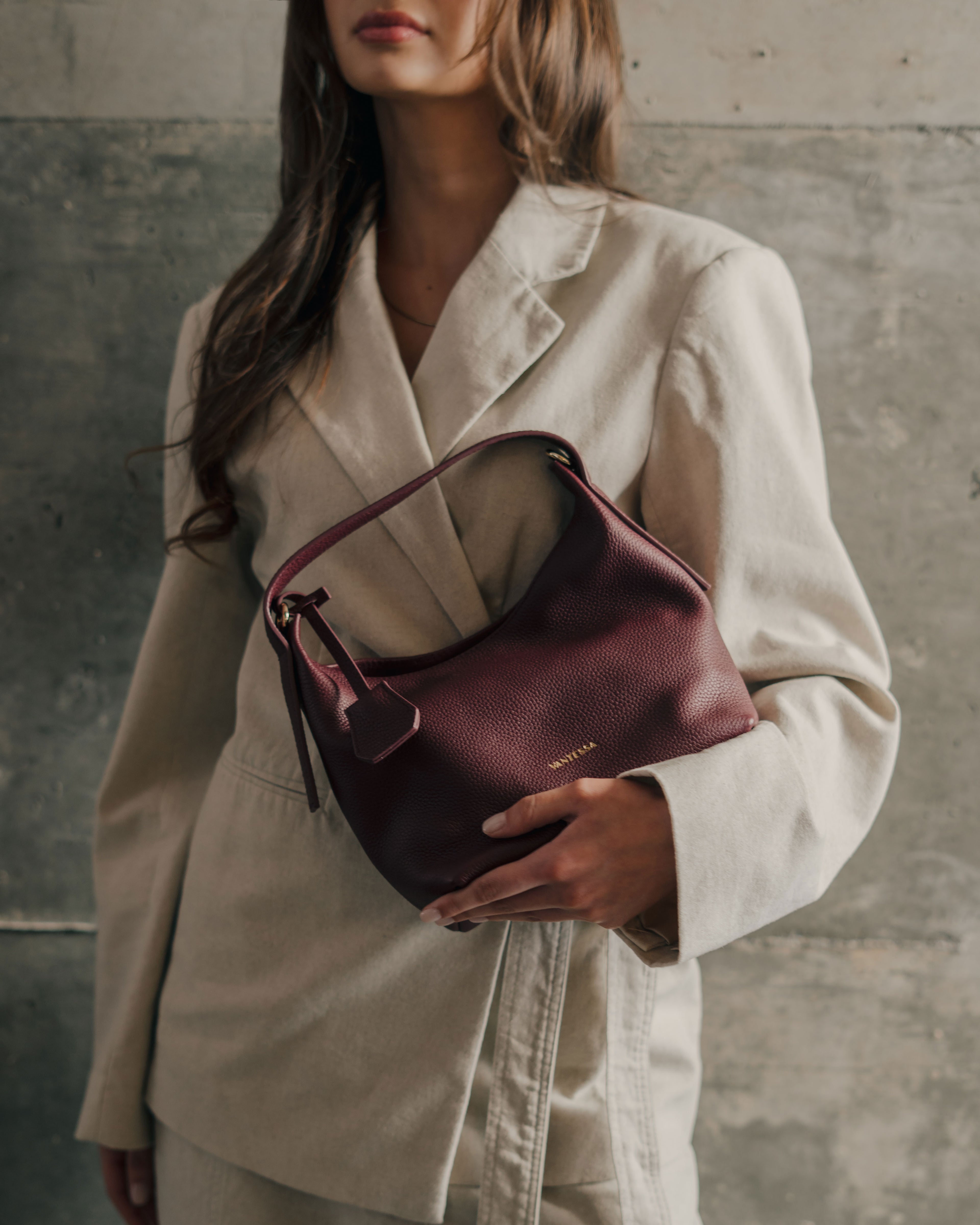 Luna Bag — Merlot