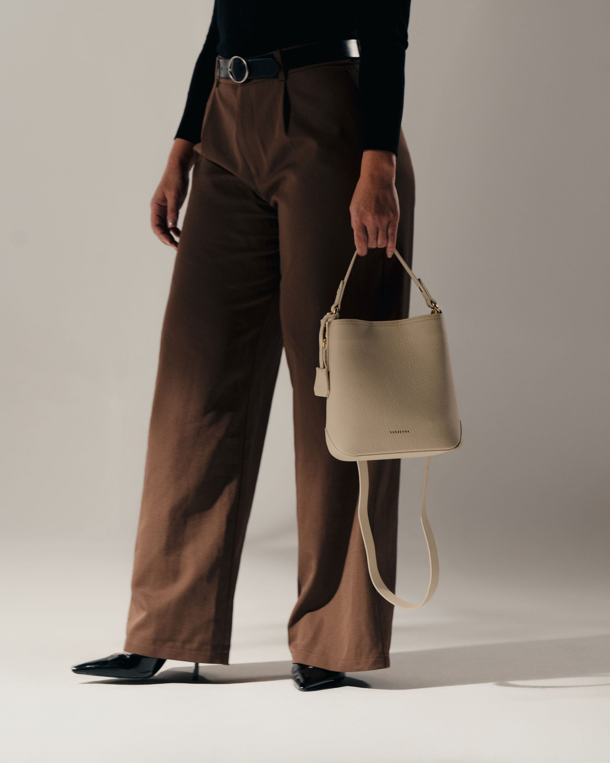 Linea Soft Bucket — Ivory image 2