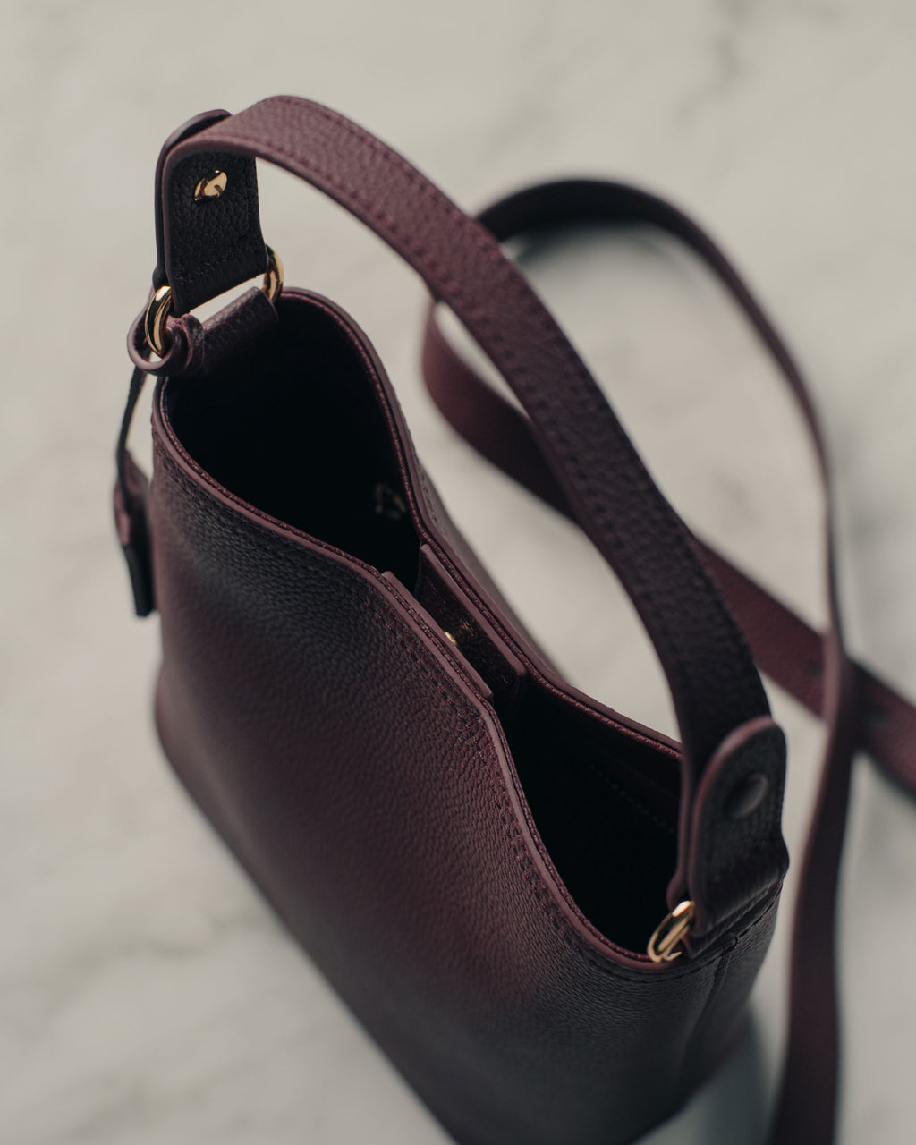 Linea Soft Bucket — Merlot image 2