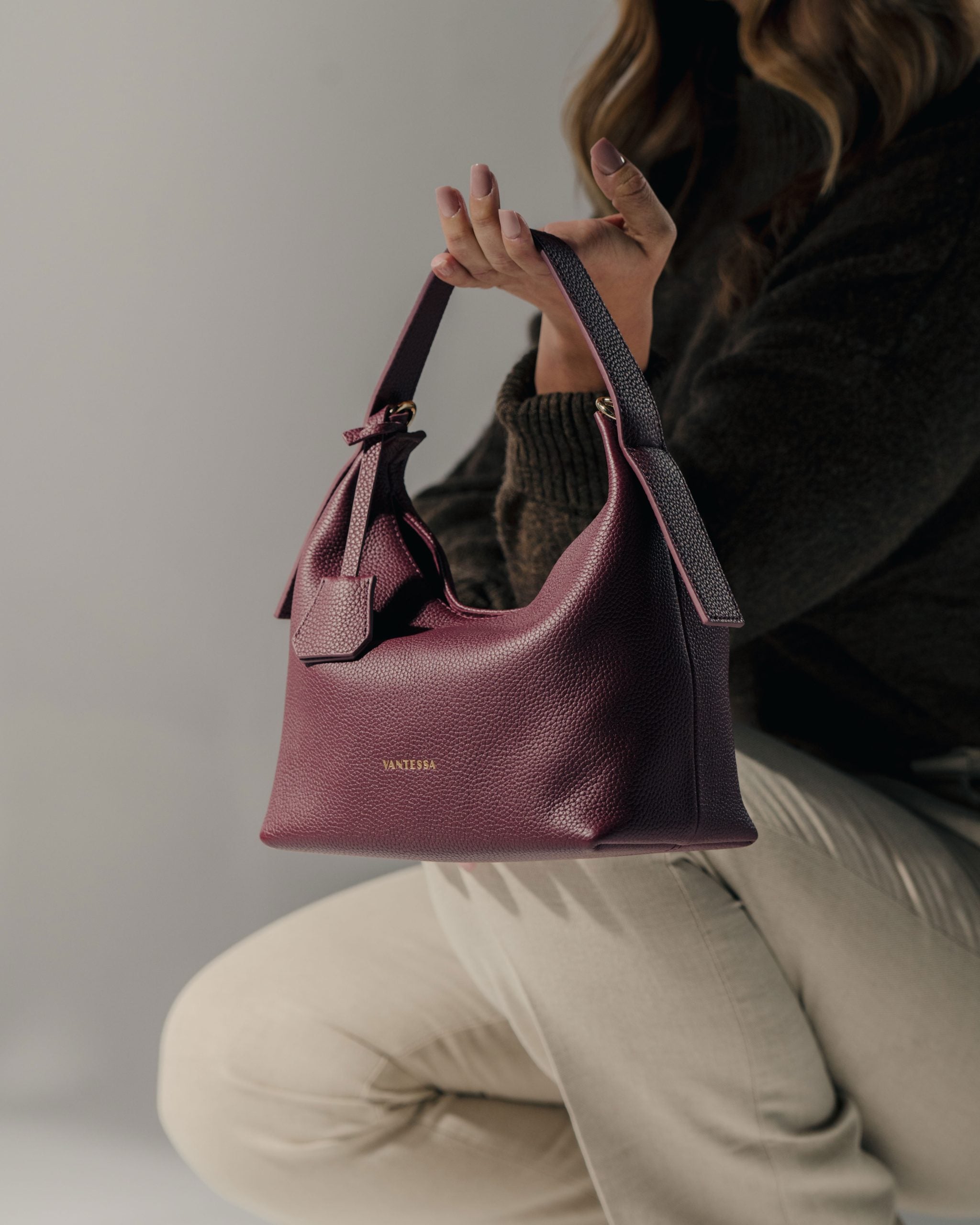 Luna Bag — Merlot image 5
