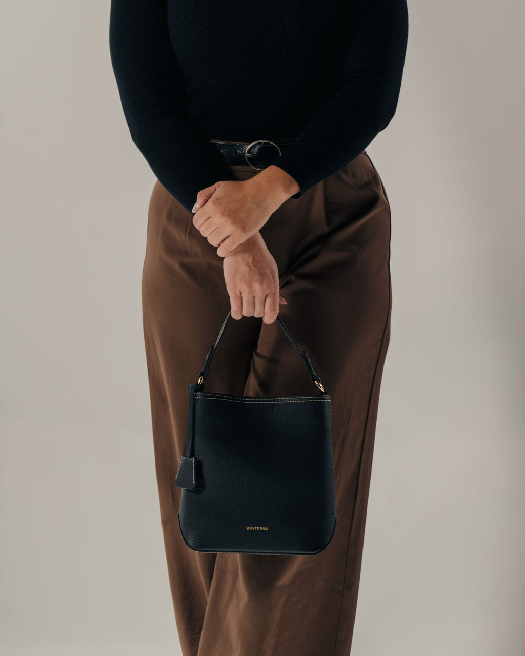 Linea Soft Bucket — Noir image 2