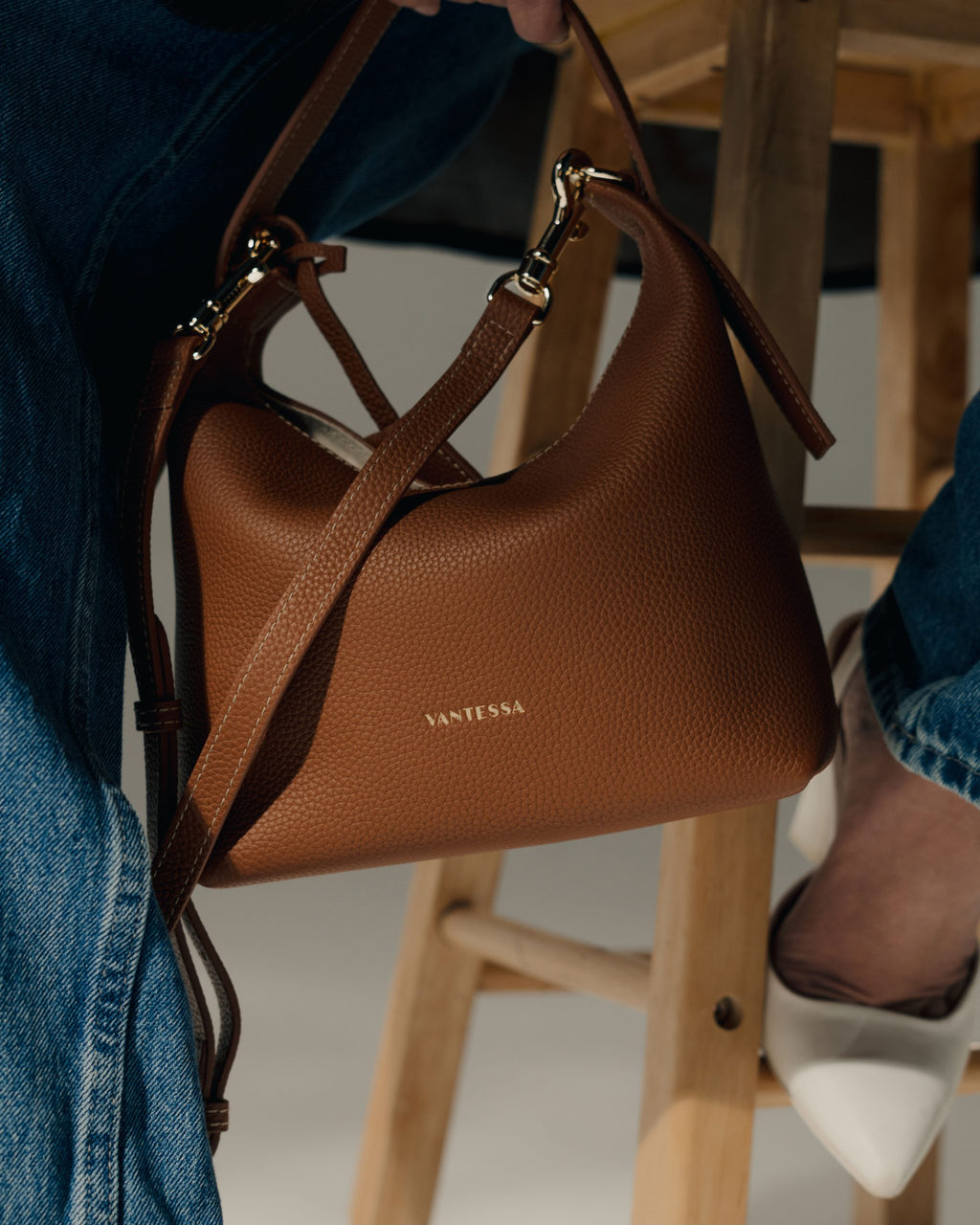 Luna Bag — Chestnut image 4