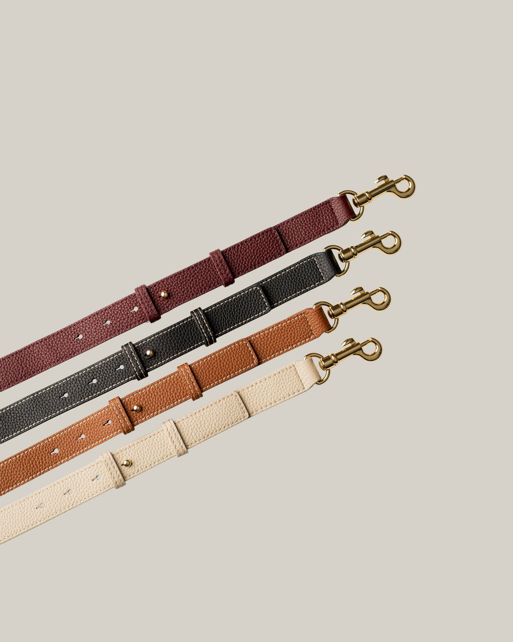 Convertible Leather Strap - Ivory