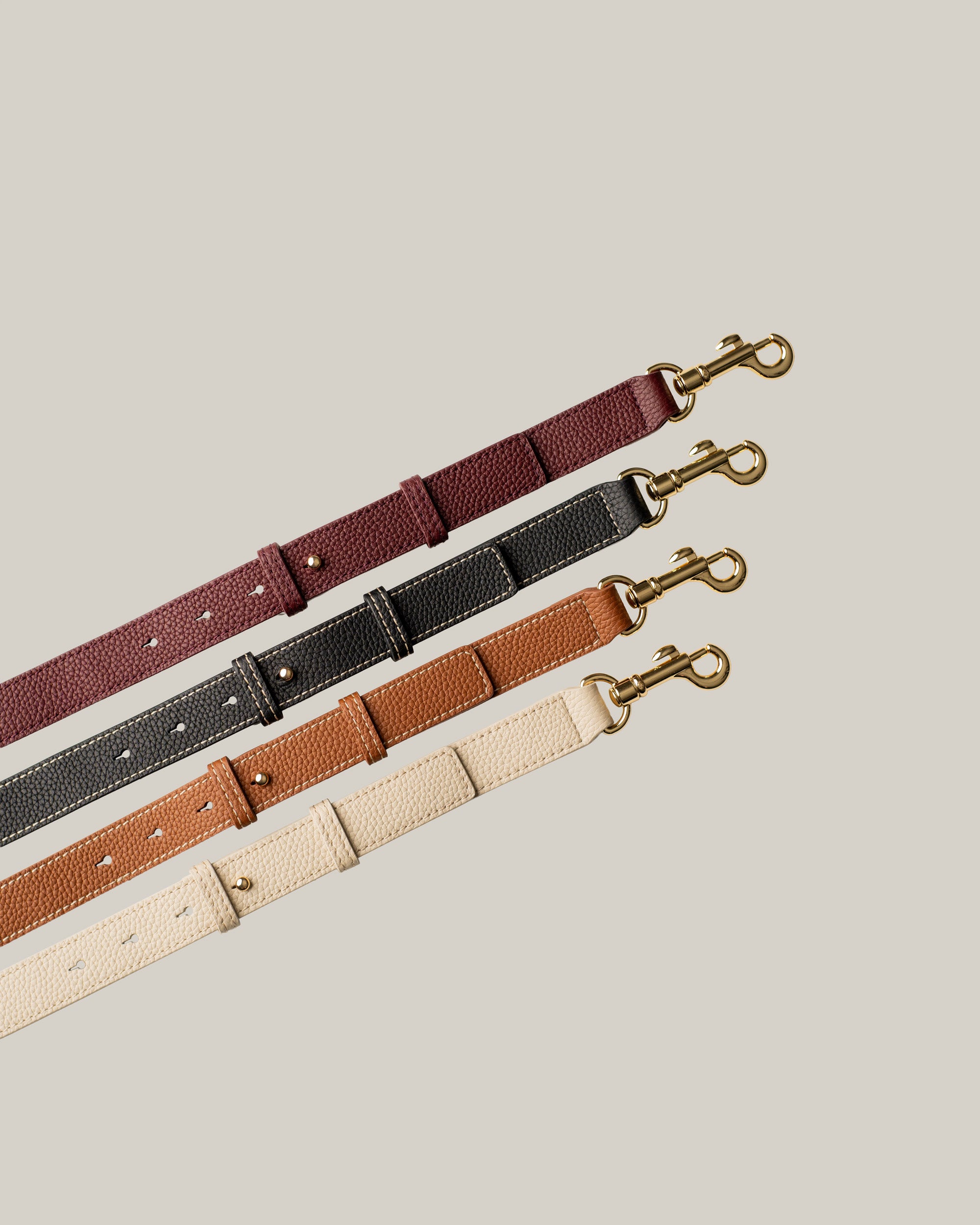 Convertible Leather Strap - Ivory