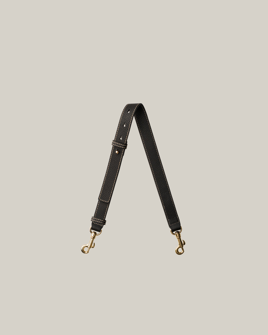 Convertible Leather Strap - Noir
