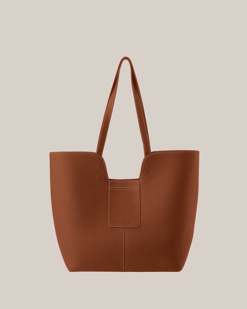 The Axis Tote - Chestnut