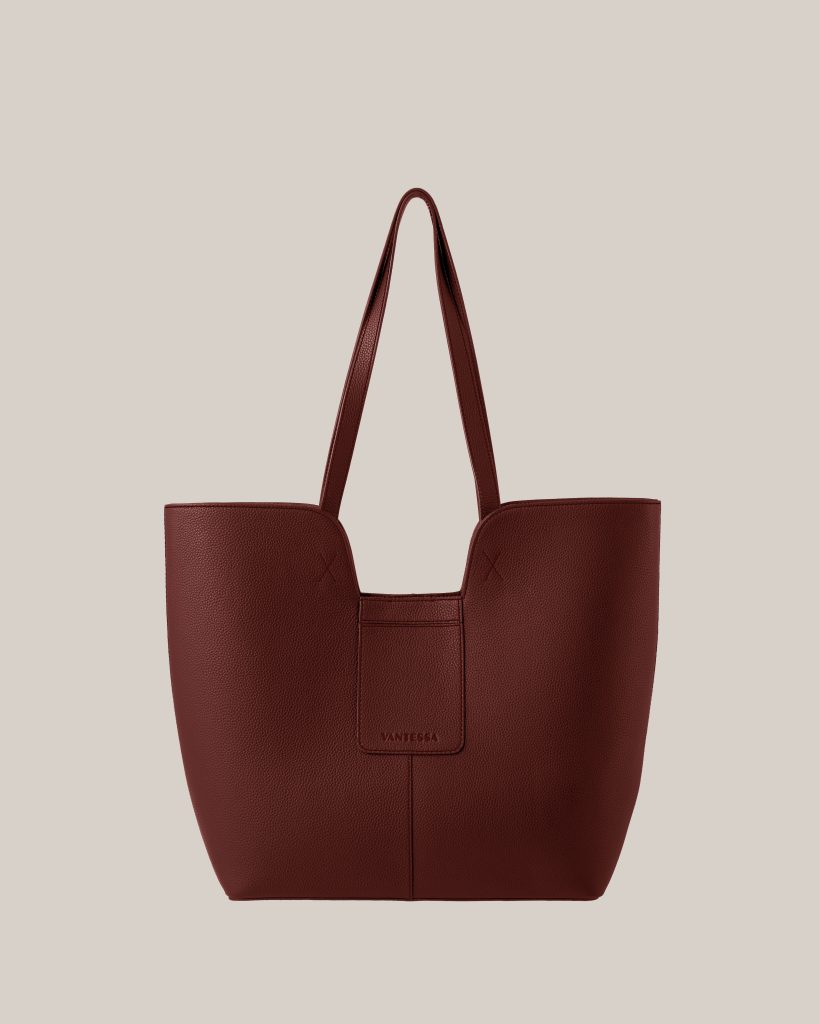 The Axis Tote - Merlot